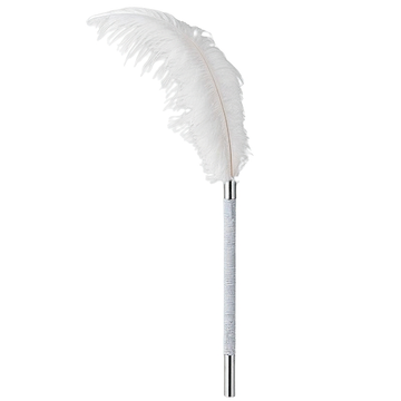 Somali Ostrich Feather Ticklers in Black and White Colors / BDSM Sex Toys for Men and Women - EVE's SECRETS